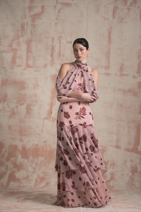 Vesubio Dress Cherry Blush